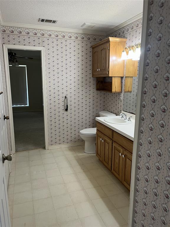 210 Vz County Road 2139 Canton, TX 75103 - Photo 14 of 18 a bathroom with a sink a toilet and mirror