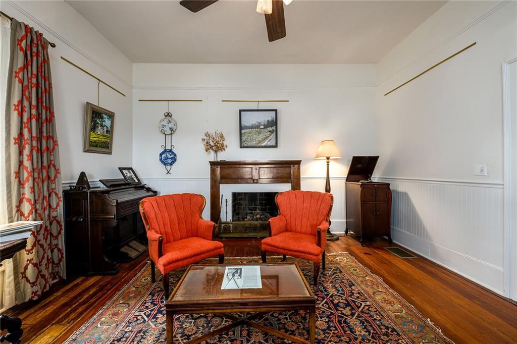 1526 Highway 255 Sautee Nacoochee, GA 30571 - Photo 21 of 61 a living room with furniture and a fireplace