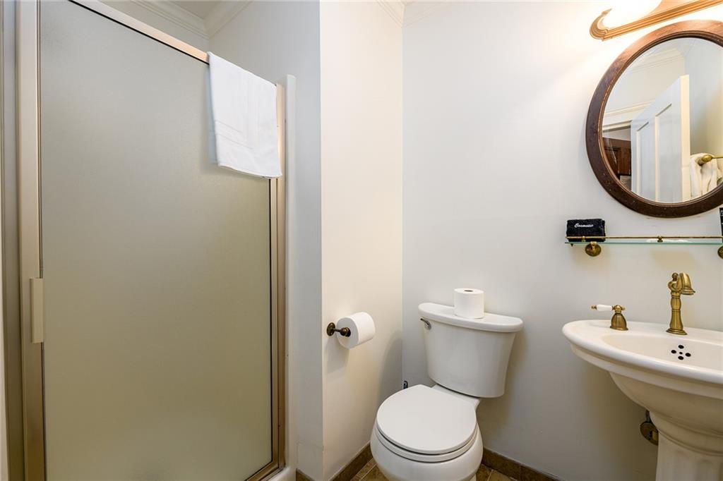 1526 Highway 255 Sautee Nacoochee, GA 30571 - Photo 46 of 61 a bathroom with a toilet and a sink