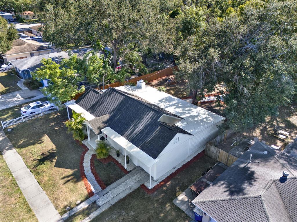1955 Gilbert Street Clearwater, FL 33765 - Photo 22 of 24 an aerial view of a house with a yard