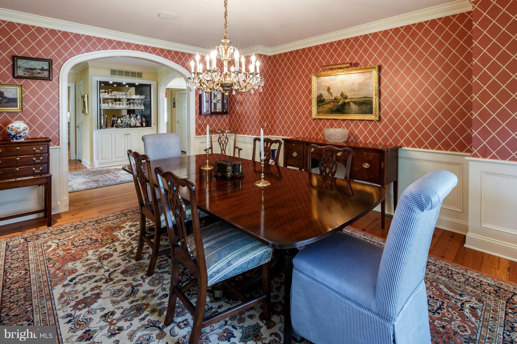 6324 Quaker Neck Road Chestertown, MD 21620 - Photo 6 of 30 Dining Room and Custom Bar