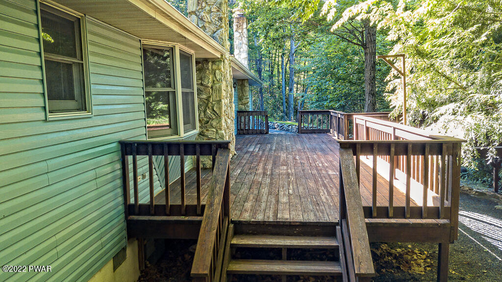 166 Devils Hole Road Cresco, PA 18326 - Photo 38 of 46 a view of outdoor space and deck