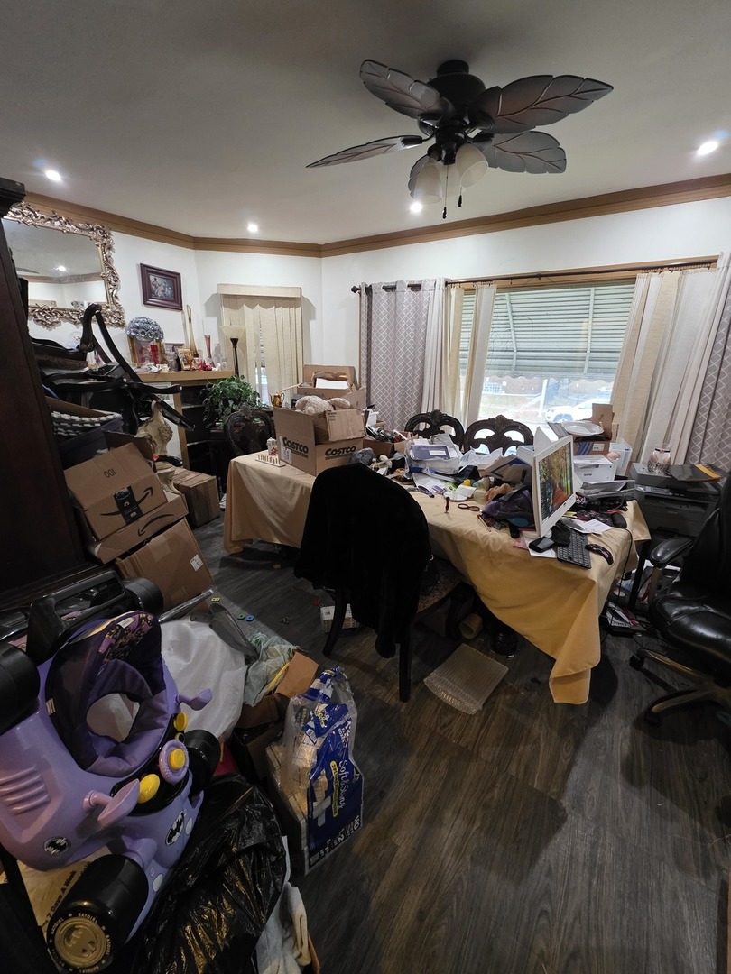 9250 South Ada Street Chicago, IL 60620 - Photo 8 of 16 a gym room with lots of chairs and wooden floor