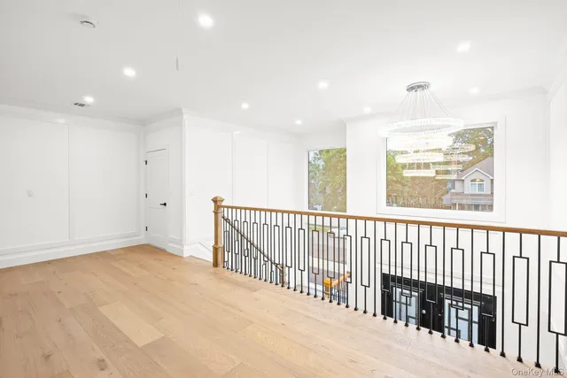 a view of hallway with interior