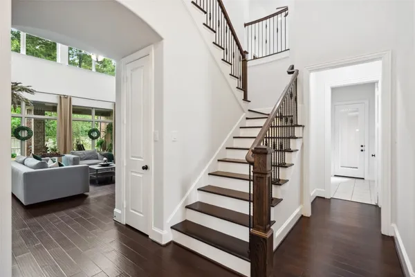a view of an entryway door