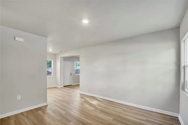 wooden floor in an empty room