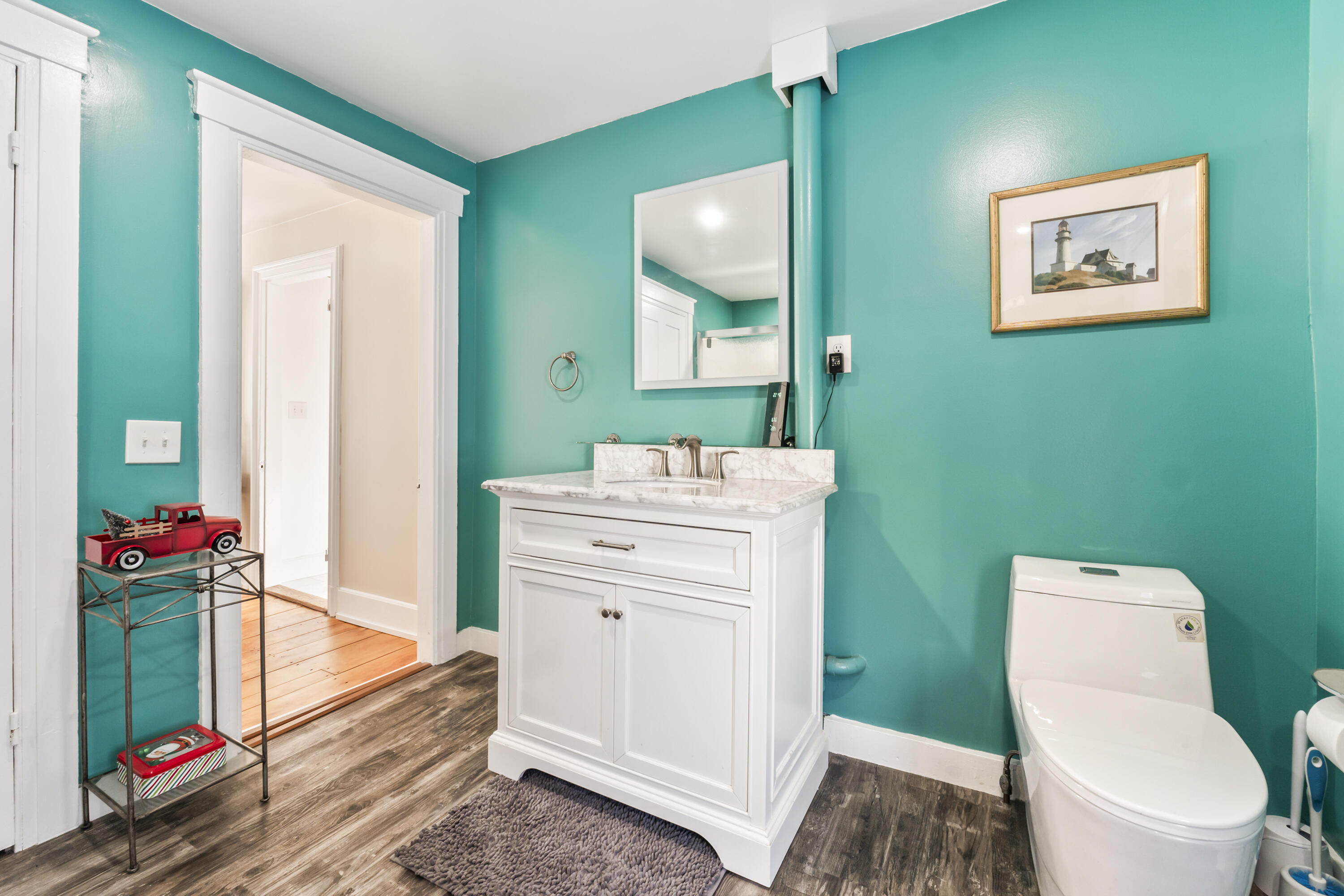 26 Spring Street Mechanic Falls, ME 04256 - Photo 12 of 45 1st floor bathroom