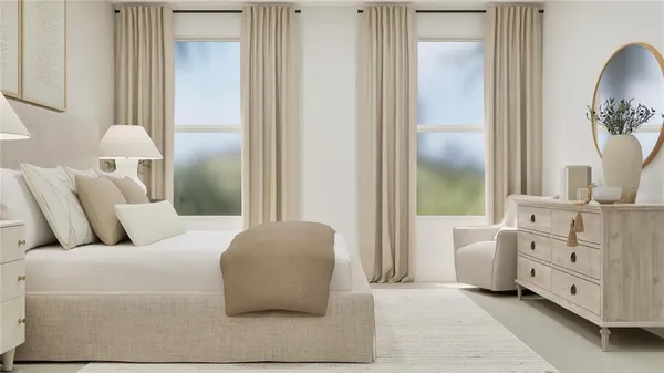 a bathroom with a shower and toilet