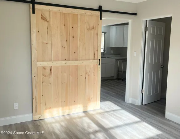 a view of front door