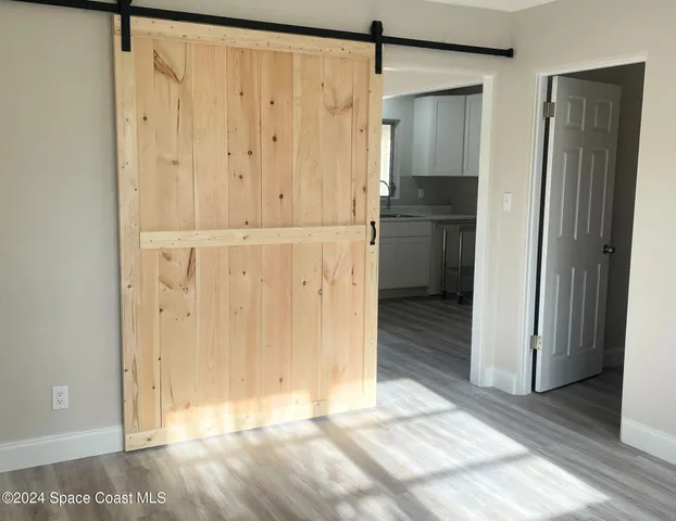 a view of front door