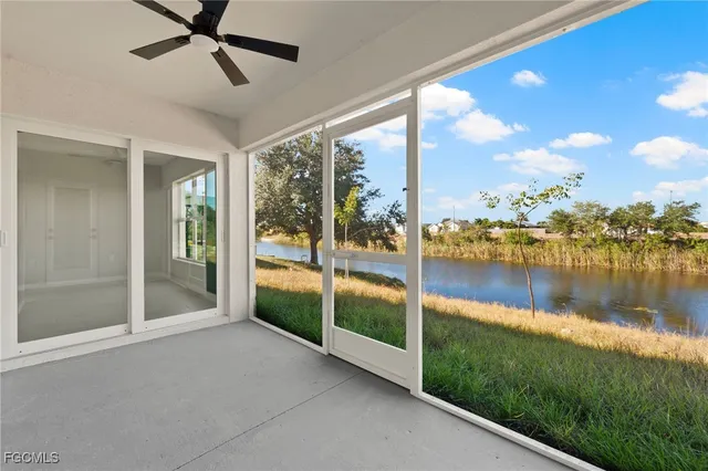 a view of a garden from a window