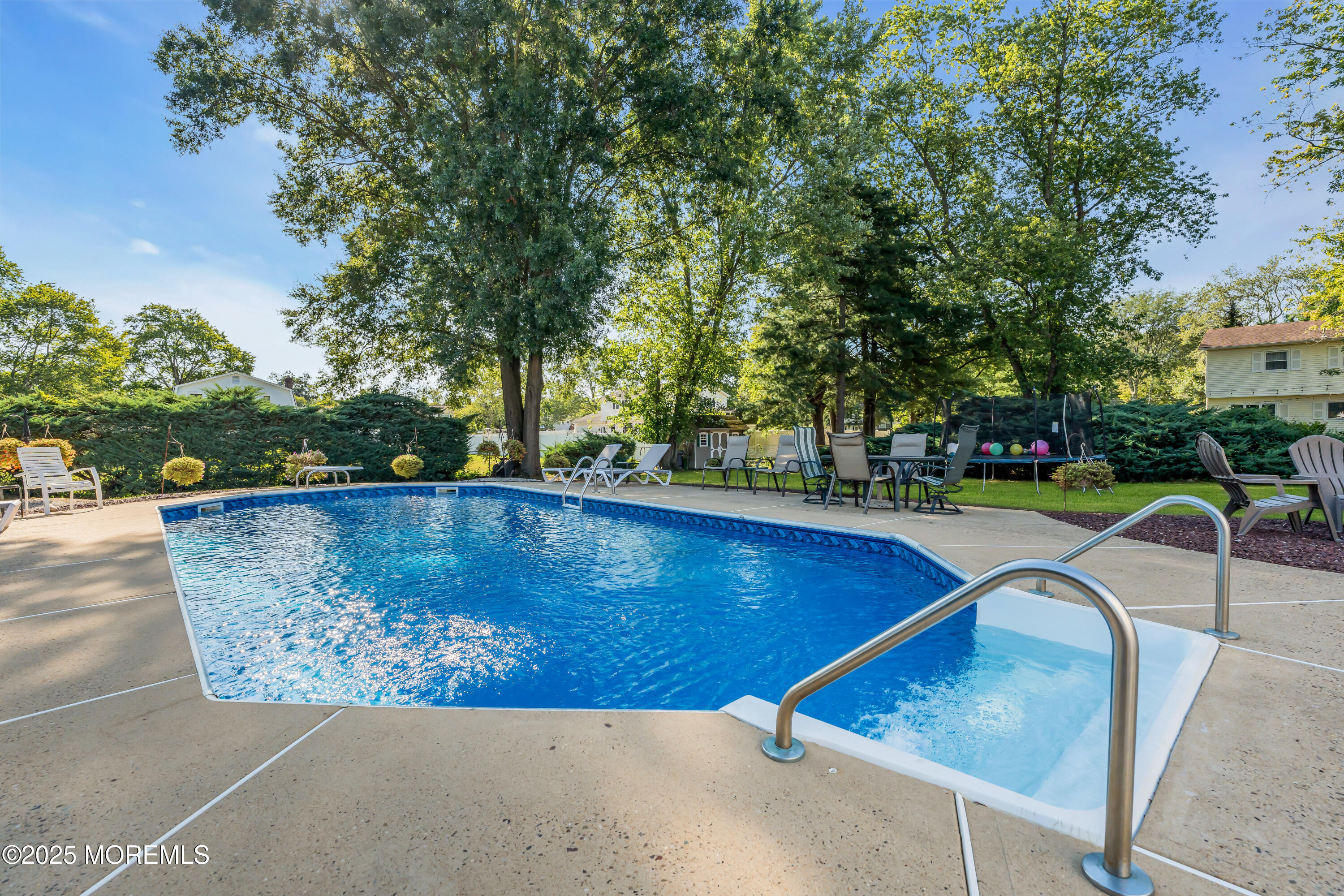 232 Bar Harbor Road Freehold, NJ 07728 - Photo 31 of 42 a view of outdoor space and swimming pool