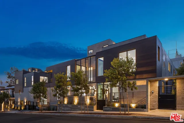 a front view of a building