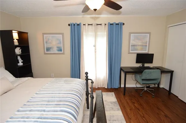 a childrens park with lots of swings and slides