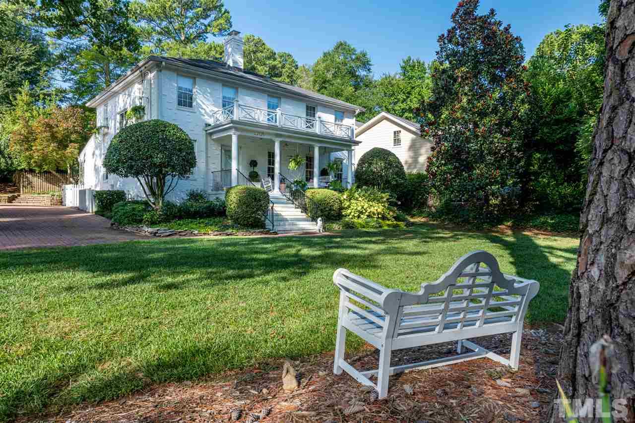 2705 Cooleemee Drive Raleigh, NC 27608 - Photo 2 of 30 The circular drive offers the ultimate convenience