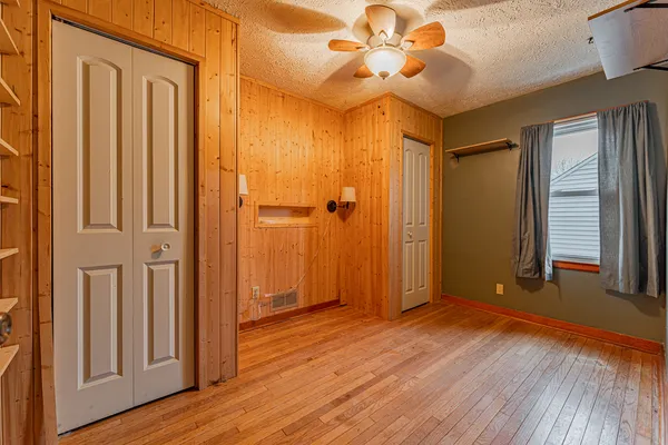 wooden floor in an empty room