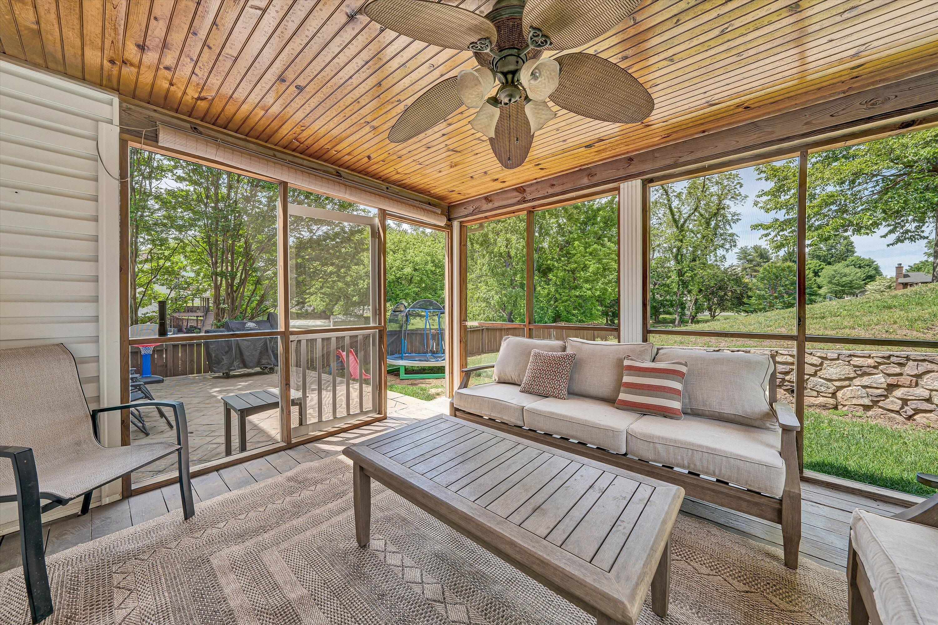 3808 Rte 3004 Roanoke, VA 24012 - Photo 14 of 44 Screened Porch