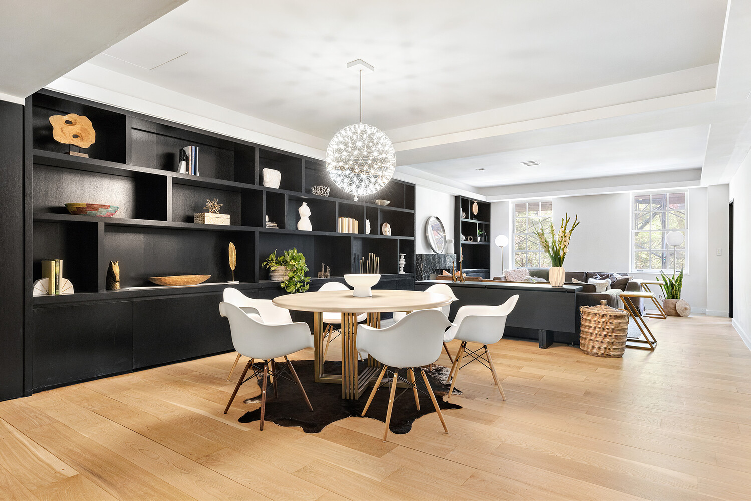 110 East 71st Street, Unit 4 Manhattan, NY 10021 - Photo 7 of 22 a view of a dining room with furniture and wooden floor