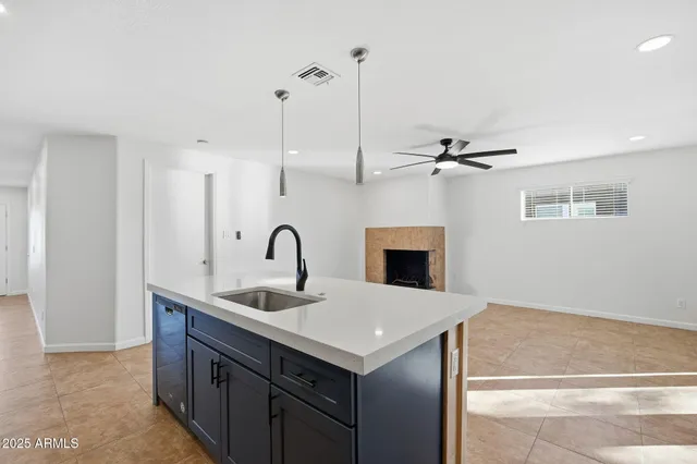 a view of an empty room