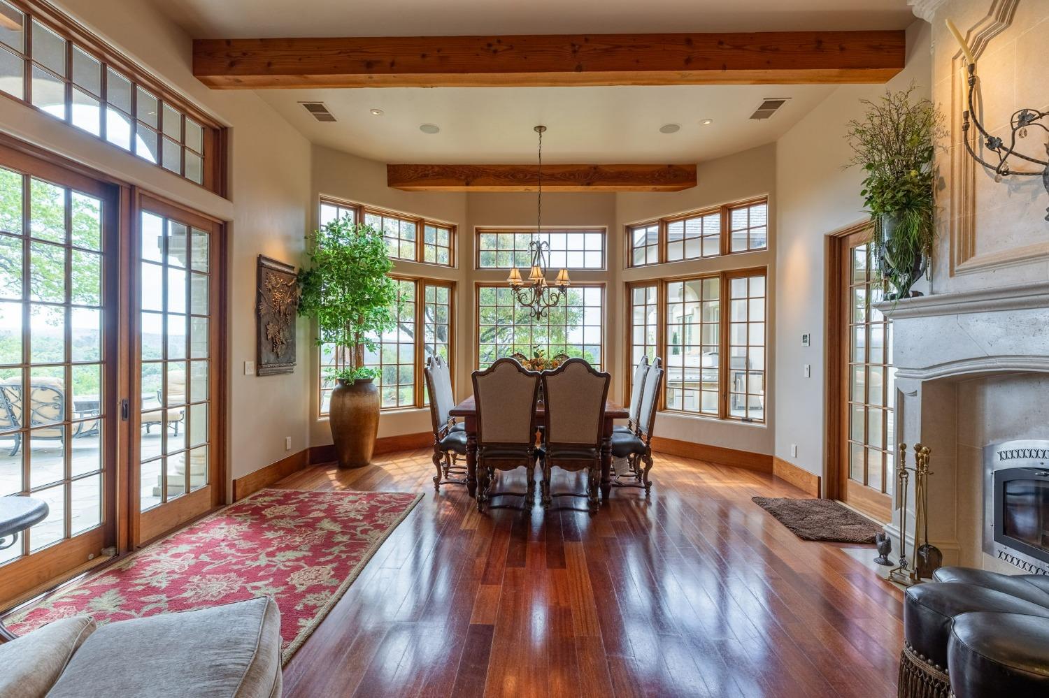 1140 Cold Springs Road Placerville, CA 95667 - Photo 27 of 98 a dining room with furniture window and wooden floor