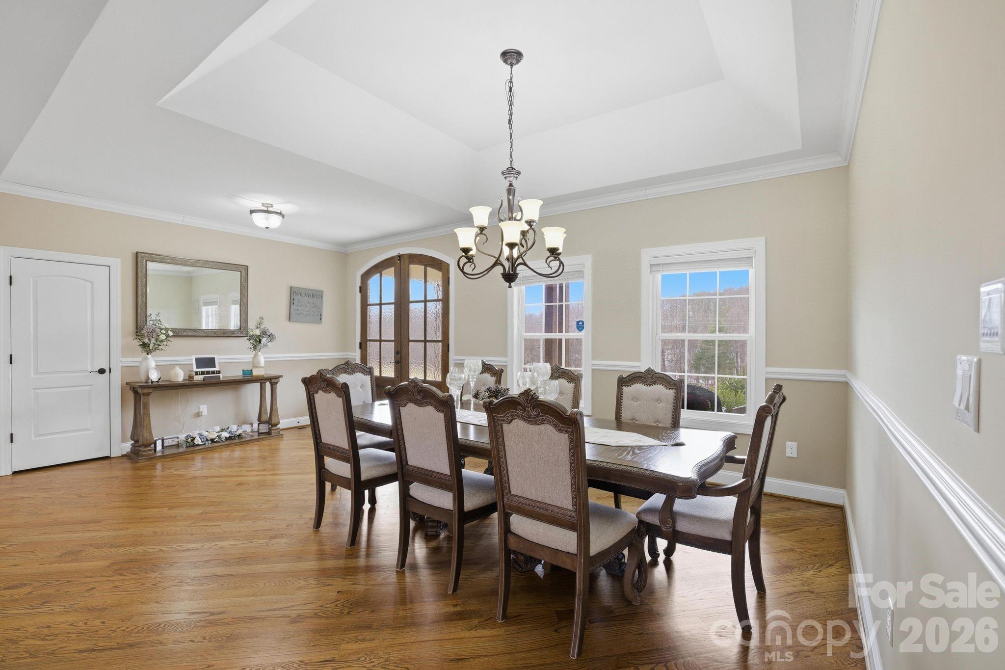 1370 Null Road, Unit 4 Lincolnton, NC 28092 - Photo 11 of 47 a view of a dining room with furniture window and wooden floor