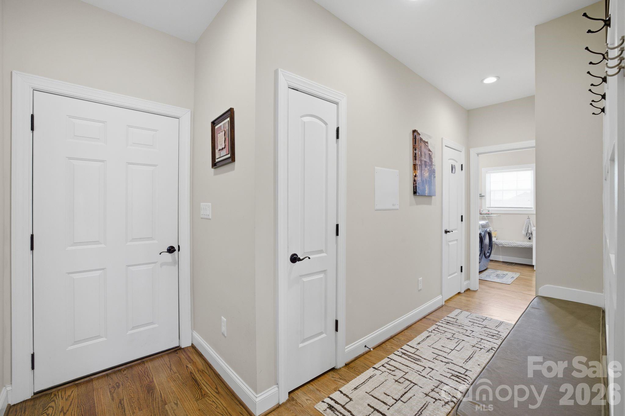 1370 Null Road, Unit 4 Lincolnton, NC 28092 - Photo 33 of 47 a view of a room with wooden floor and a bathroom