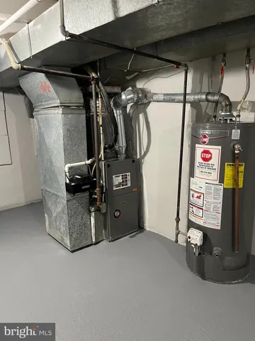 a view of water heater room