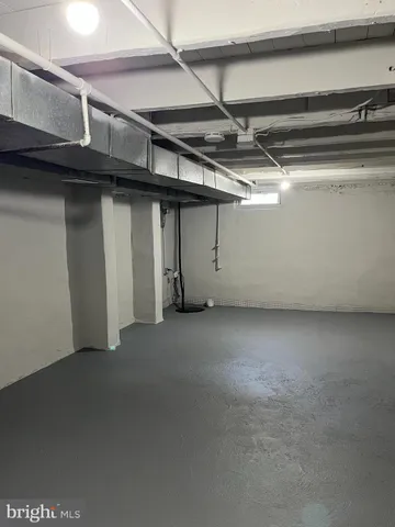 a view of a room with an empty space