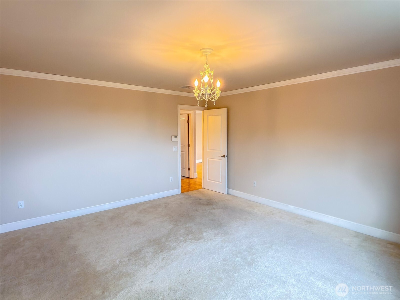 31 Opal Lane Sequim, WA 98382 - Photo 21 of 40 en empty room with window and chandelier fan