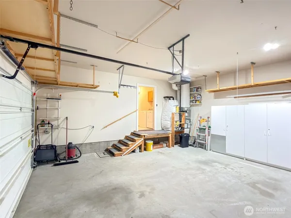 a view of storage and utility room