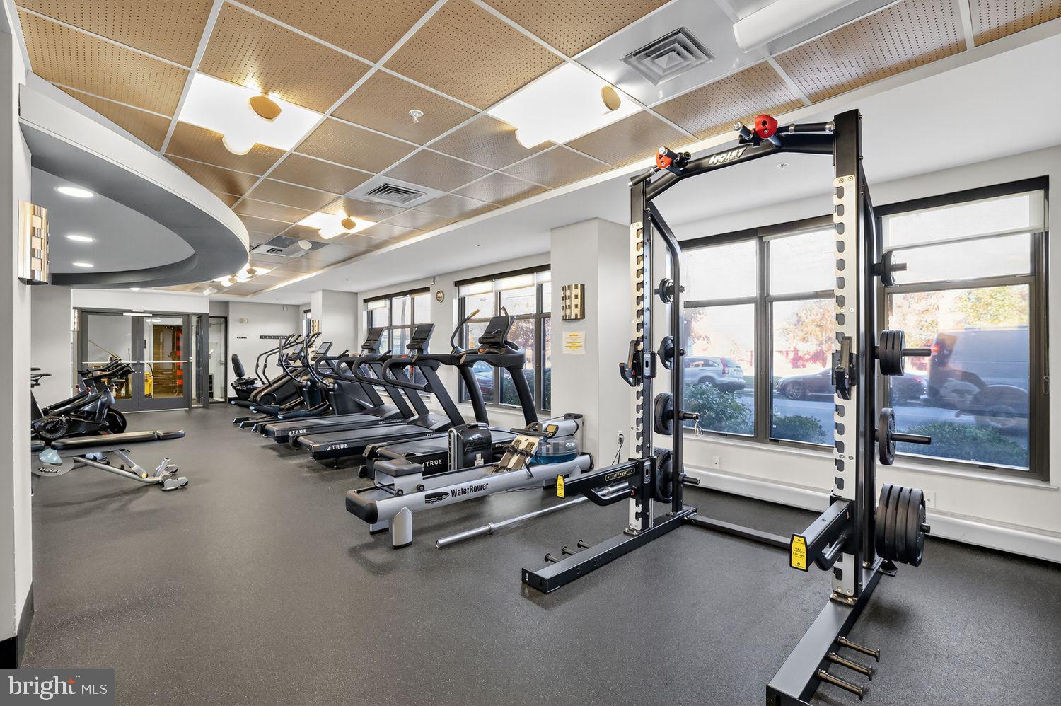 1111 Oronoco Street, Unit 125 Alexandria, VA 22314 - Photo 16 of 20 a view of a room with gym equipment