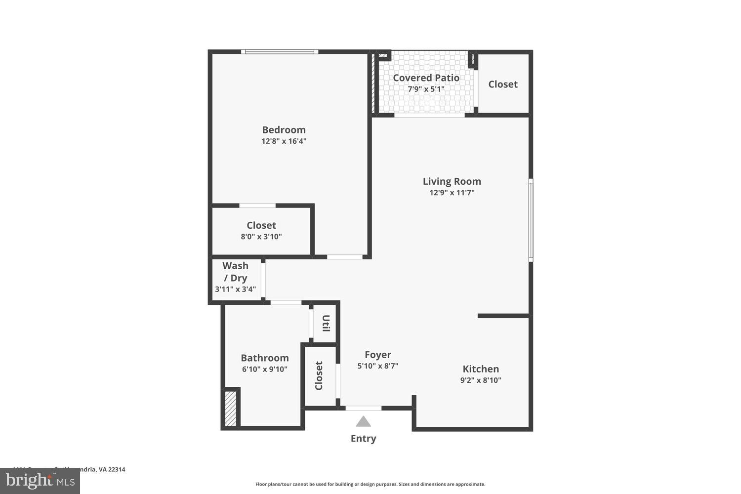 1111 Oronoco Street, Unit 125 Alexandria, VA 22314 - Photo 20 of 20 a picture of a floor plan