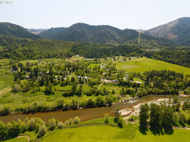 a view of lake and mountain