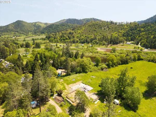 a open area with lake view and mountain view