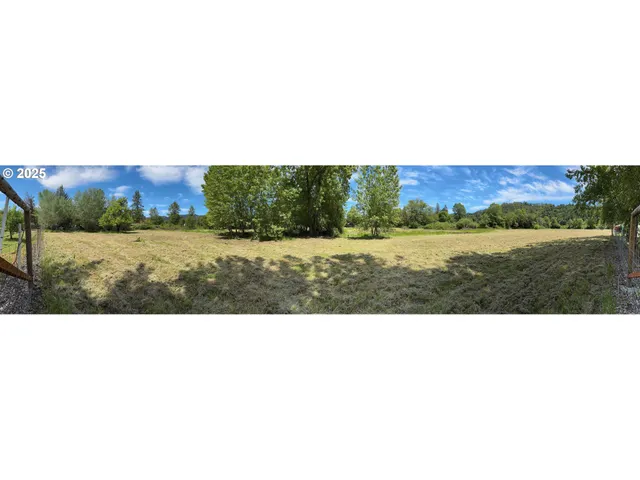 a view of an outdoor space and mountain view