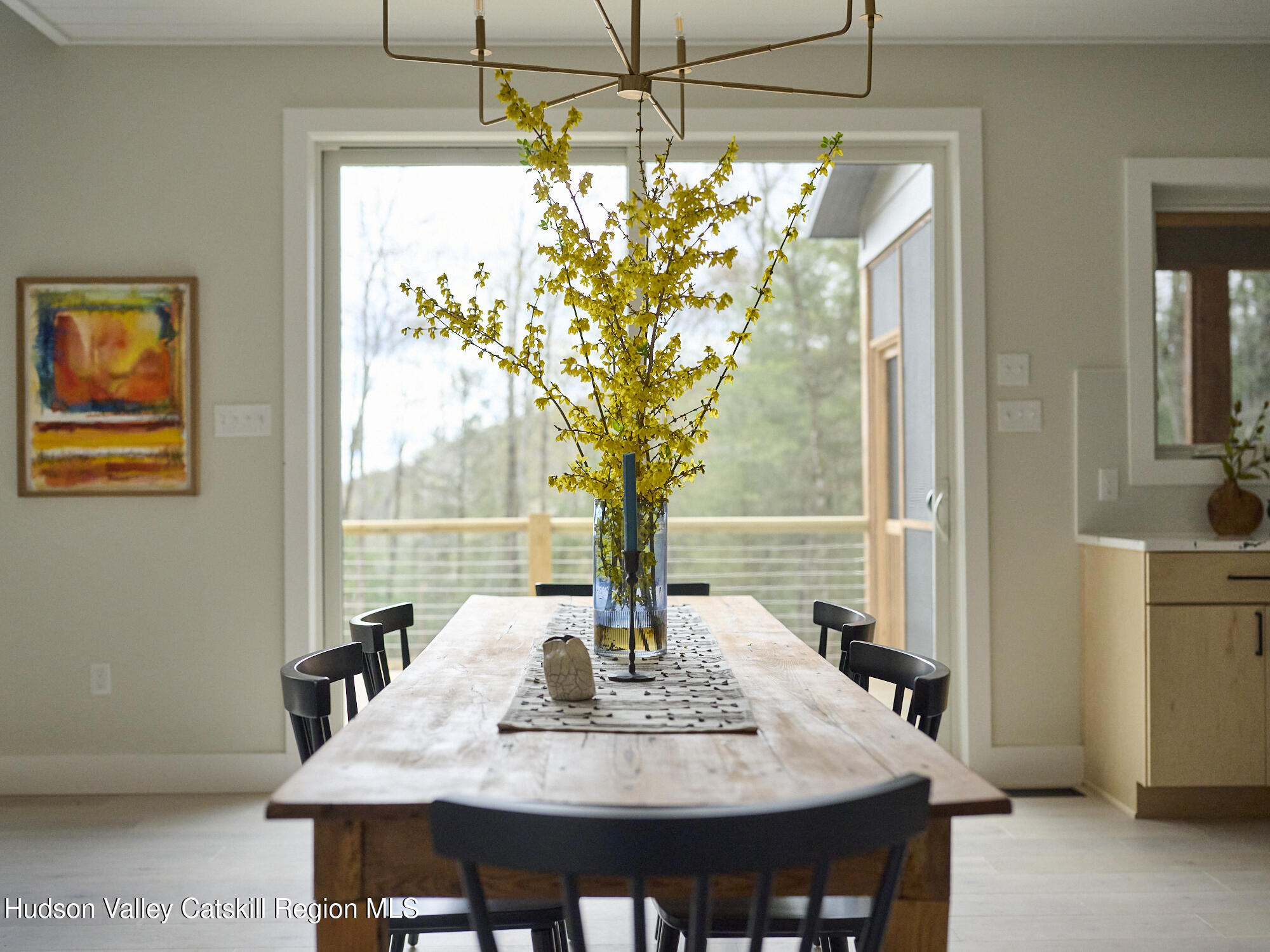 30 Dymond Road Kerhonkson, NY 12446 - Photo 4 of 52 a view of a dining room with furniture window and outside view