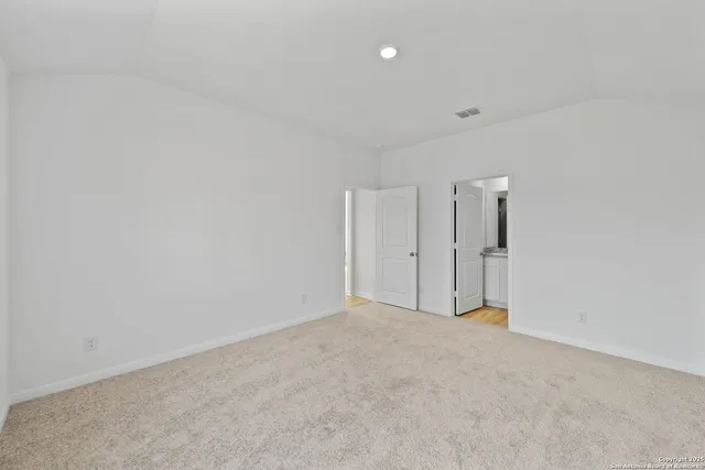 a view of an empty room