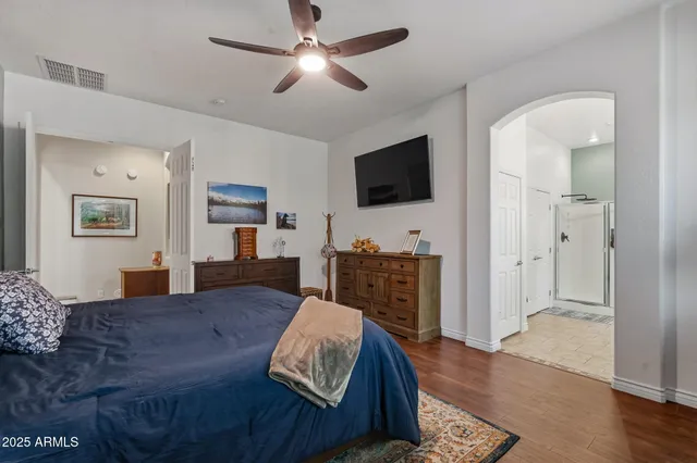 a backyard of a house