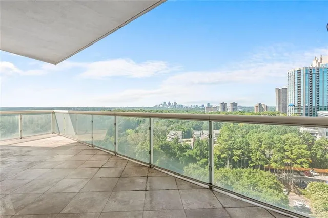 a view of an outdoor space with city view