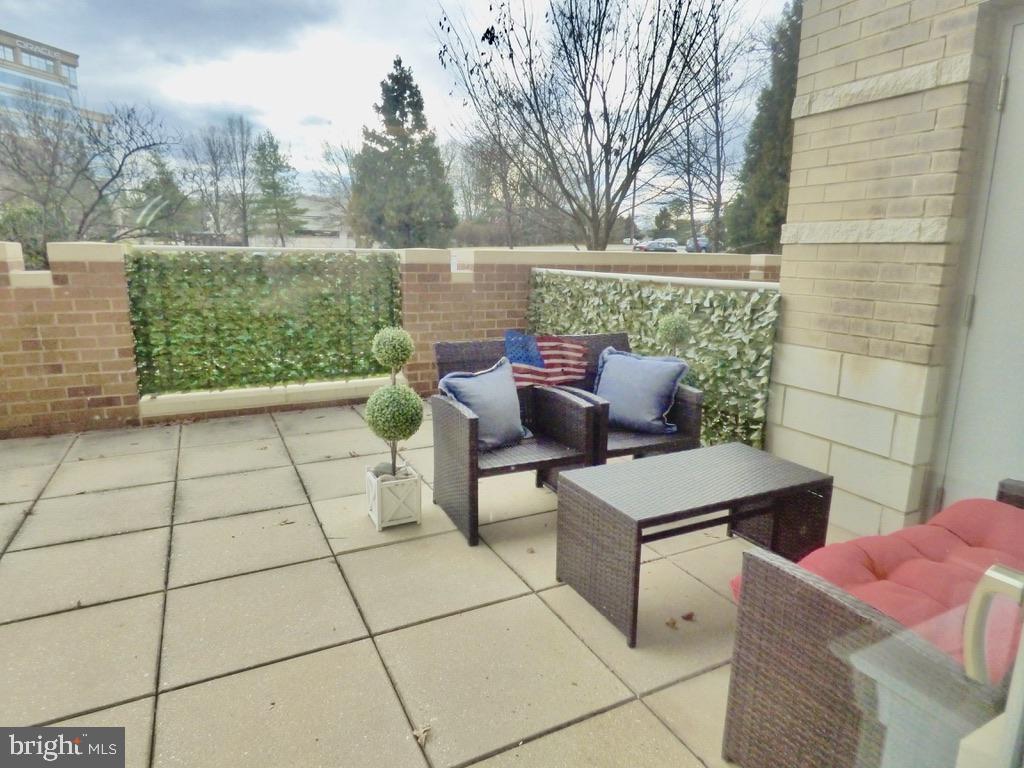 11800 Sunset Hills Road, Unit 118 Reston, VA 20190 - Photo 30 of 52 Charming patio retreat with greenery.