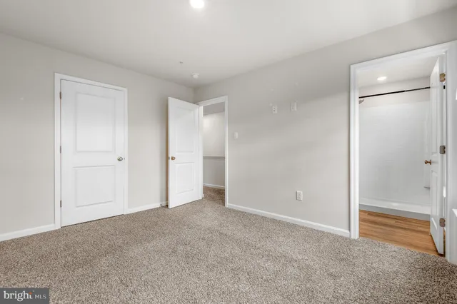 a view of an empty room