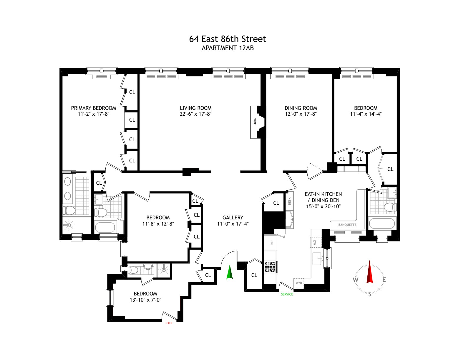 64 East 86th Street, Unit 12AB Manhattan, NY 10028 - Photo 15 of 15 a picture of a park