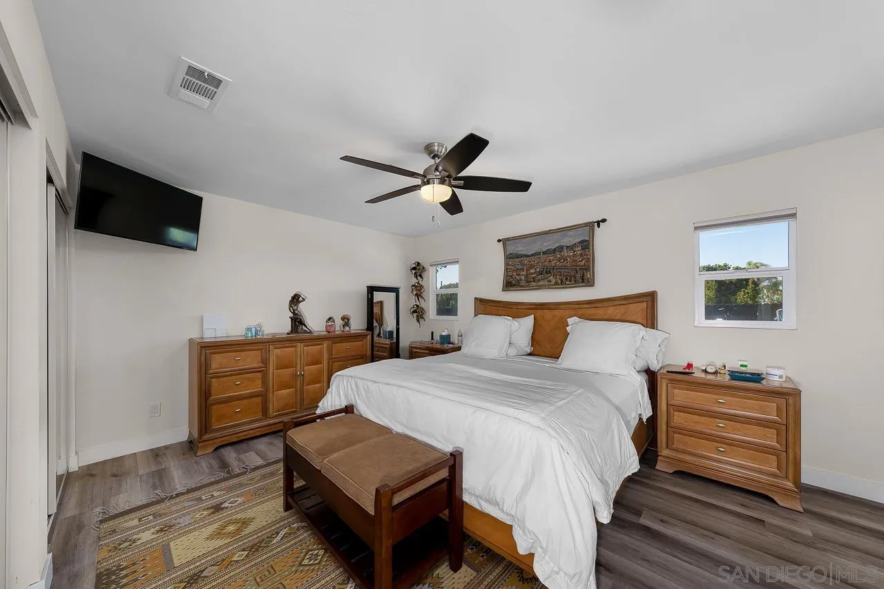 1761 Harvard Street Chula Vista, CA 91913 - Photo 15 of 41 a bed room with a bed and a television