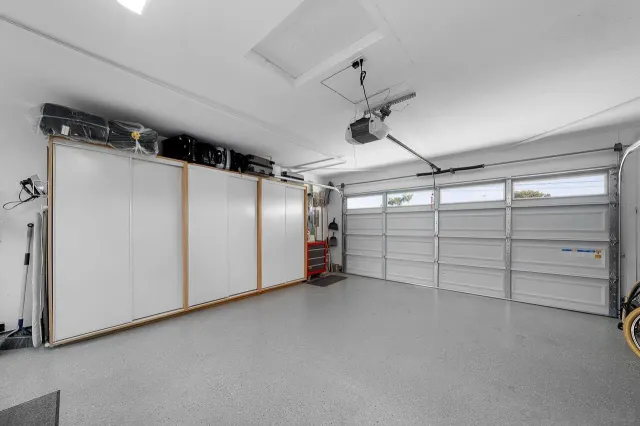 a view of a storage in a room