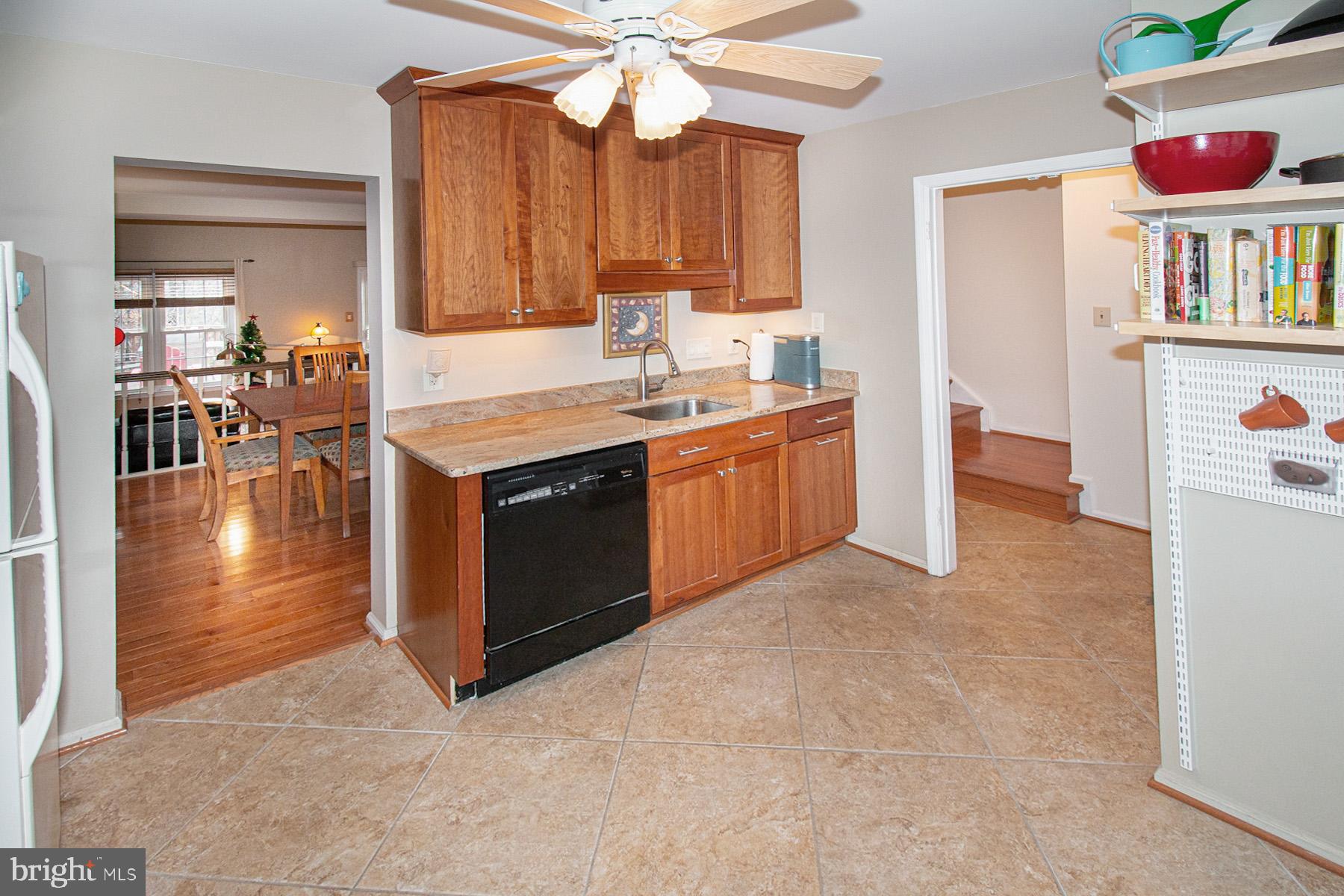 5619 Ridge View Drive Alexandria, VA 22310 - Photo 5 of 36 Remodeled Kitchen with gorgeous Cherry Cabs