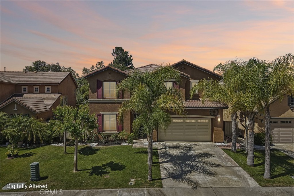 46101 Sharon Street Temecula, CA 92592 - Photo 2 of 34 front view of house with a yard