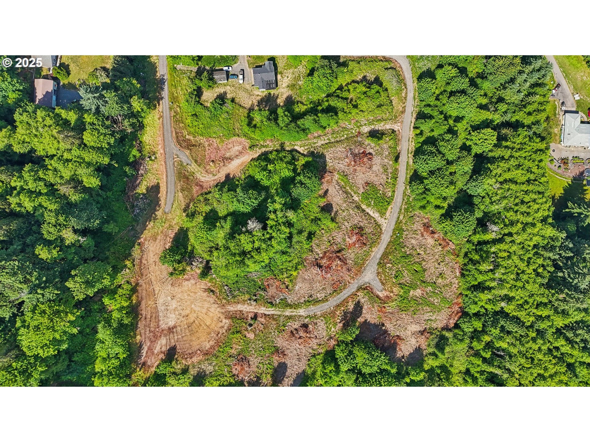 1830 Hazel Dell Road, Unit LOT 4 Castle Rock, WA 98611 - Photo 28 of 37 a black and white photo of a garden