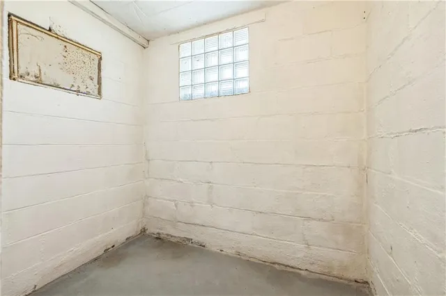 a view of a small space