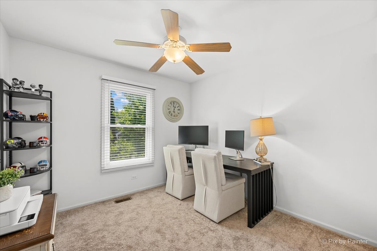 1150 Appleton Lane Geneva, IL 60134 - Photo 12 of 43 a view of workspace with furniture and ceiling fan
