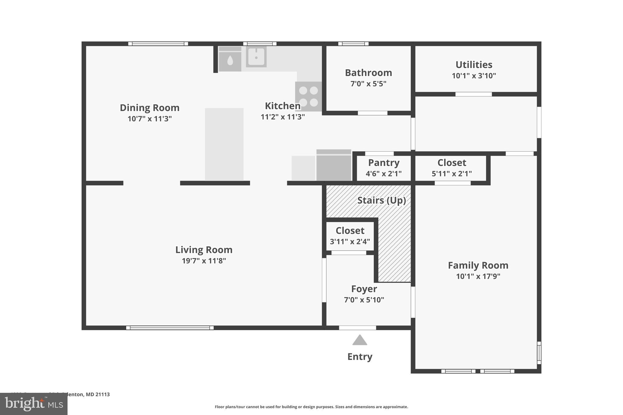 1330 Greyswood Road Odenton, MD 21113 - Photo 32 of 33 1st Floor Floorplan
